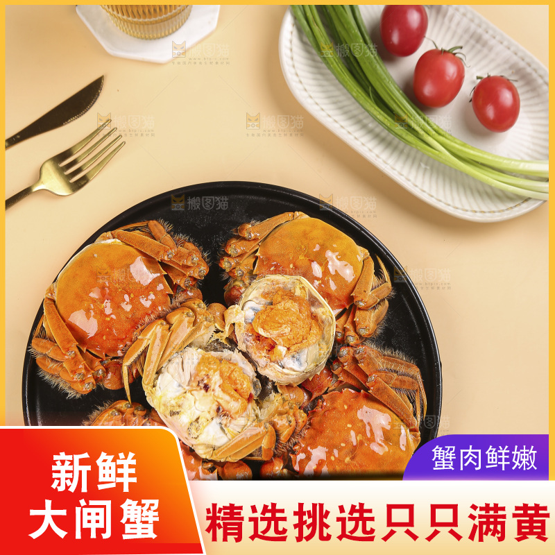 浅底上的大闸蟹