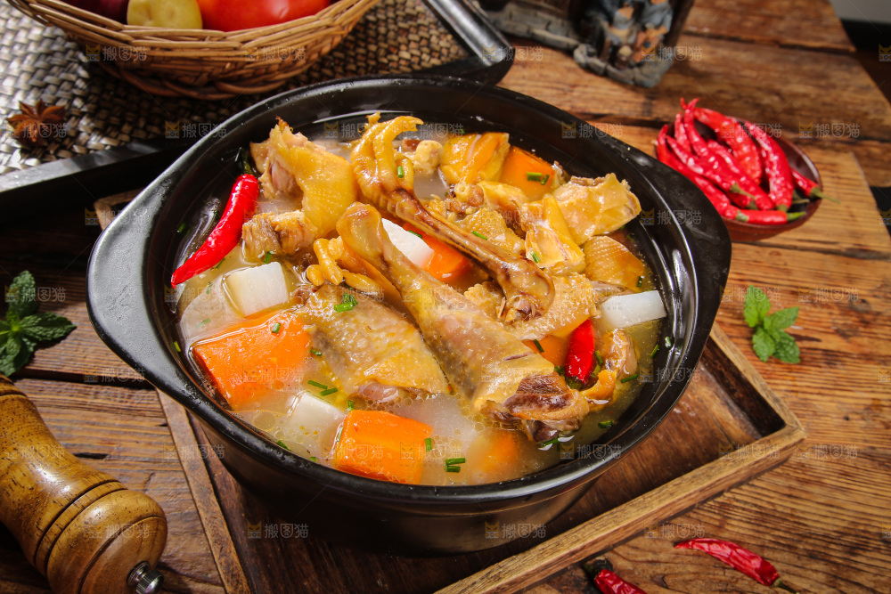 碗里的风干鸡汤