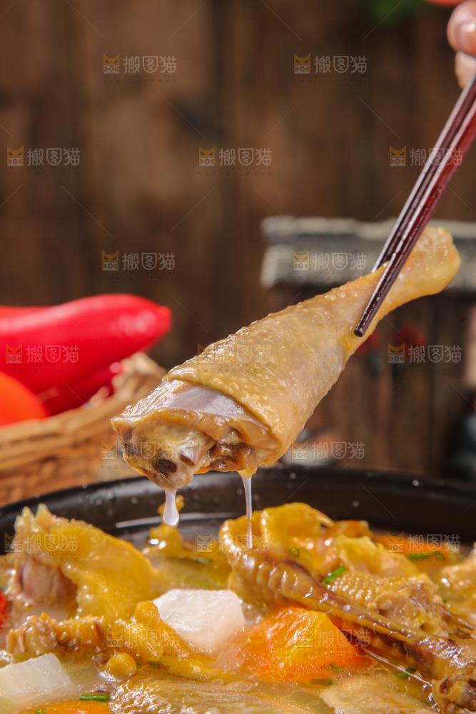 碗里的风干鸡汤