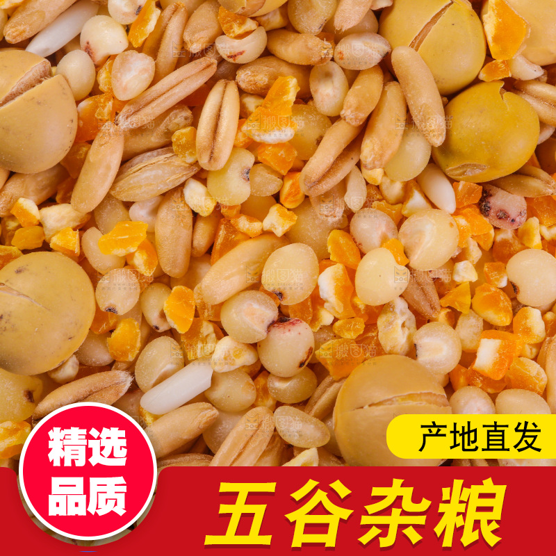 白底上的杂粮豆浆