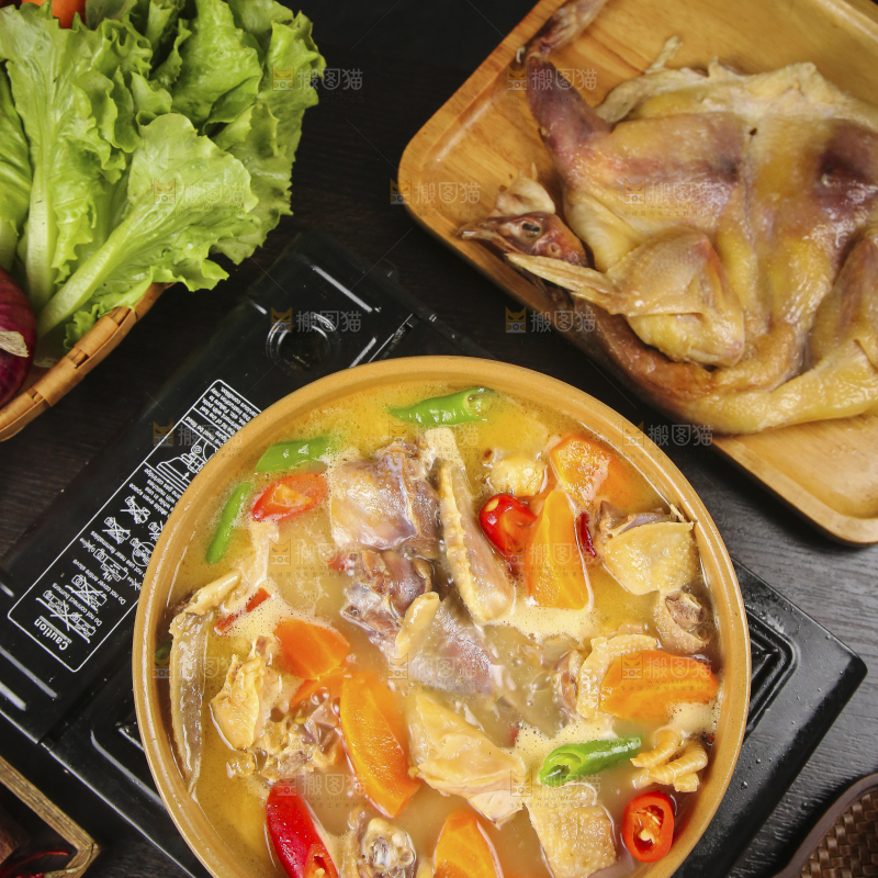 碗里的风干鸡汤