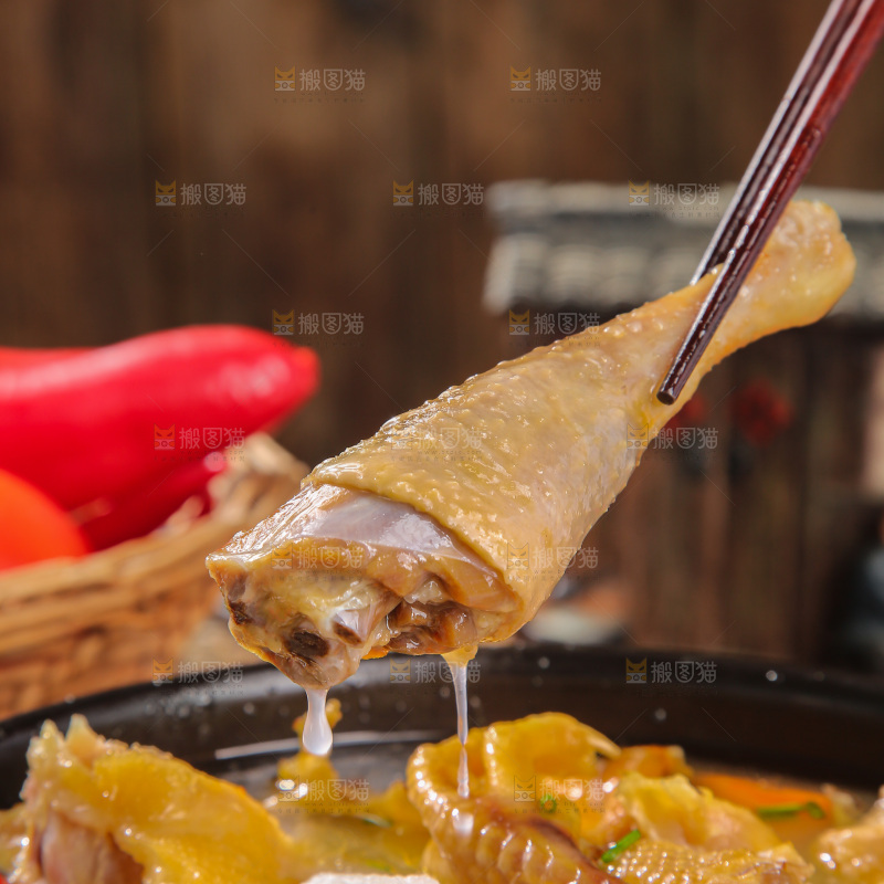 碗里的风干鸡汤
