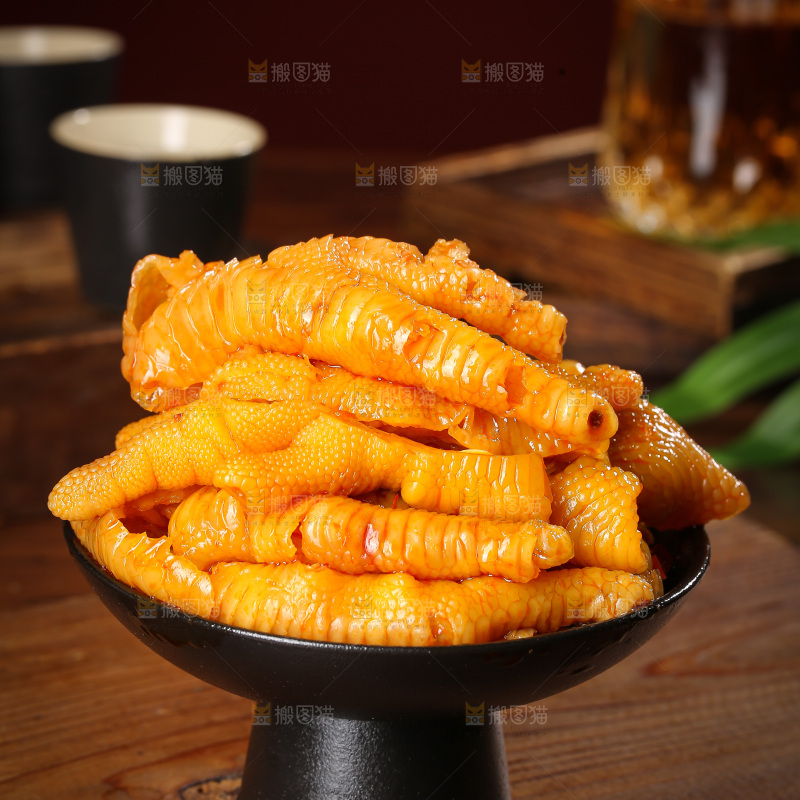 深底上的无骨鸡爪