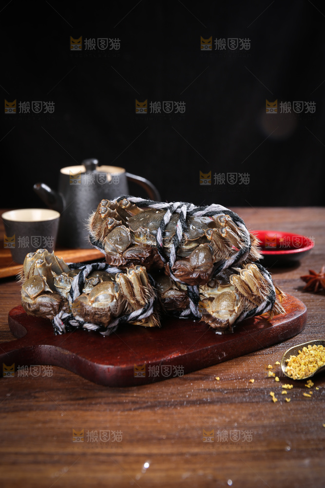 深底上的阳澄湖大闸蟹