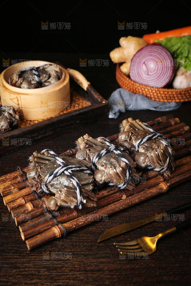 深底上的阳澄湖大闸蟹