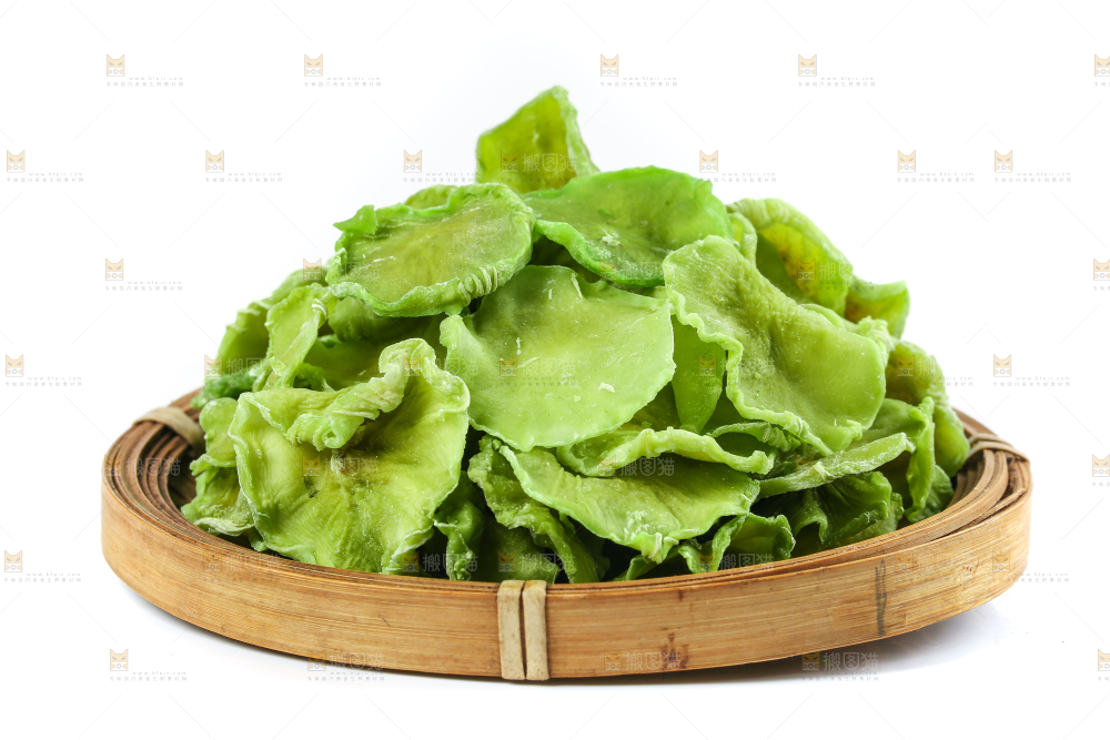 白底上的莴笋干