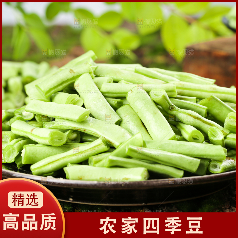木底上的四季豆