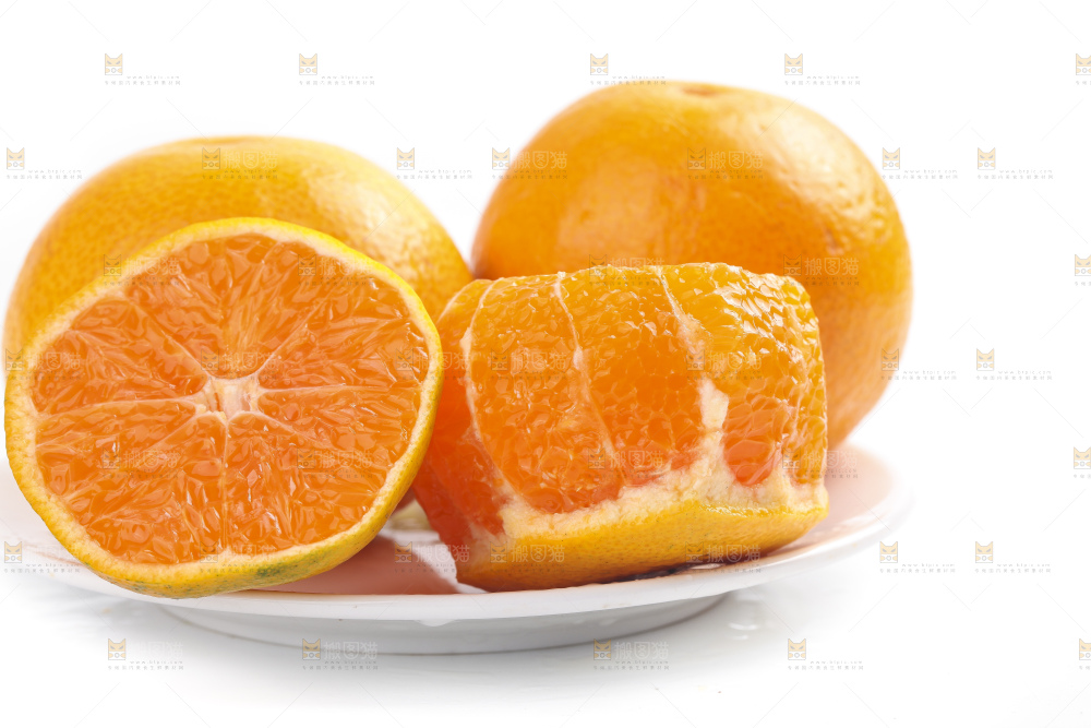 白底上的爱媛果冻橙