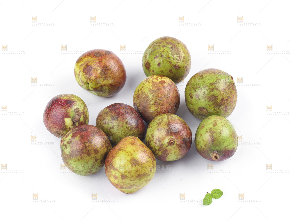 白底上的茶籽