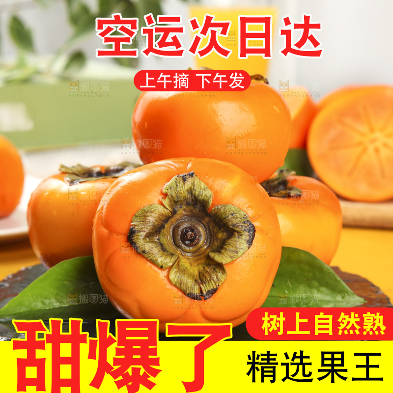浅底上的脆柿