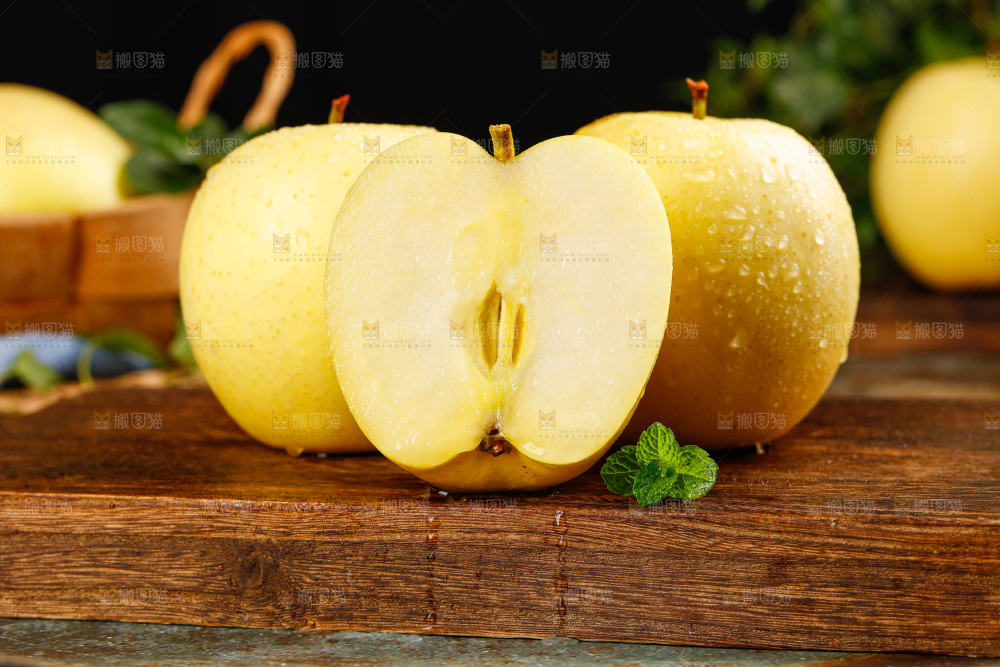 深底上的王林苹果