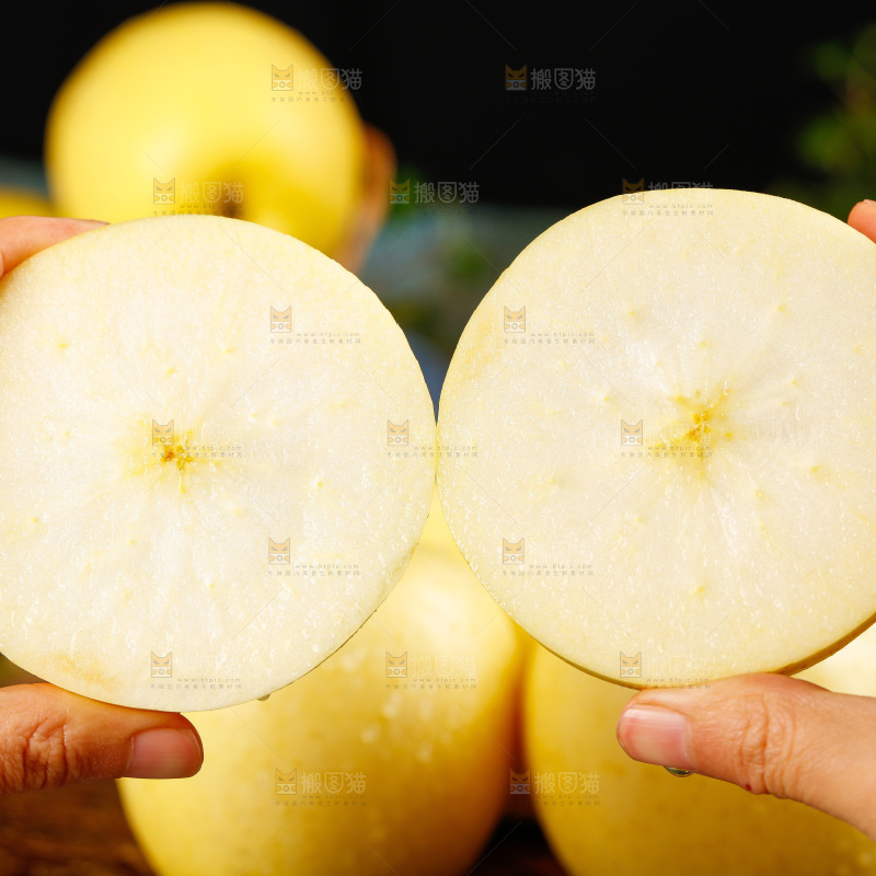 深底上的王林苹果