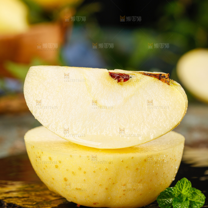 深底上的王林苹果