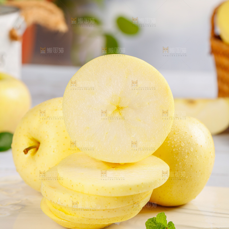 浅底上的王林苹果