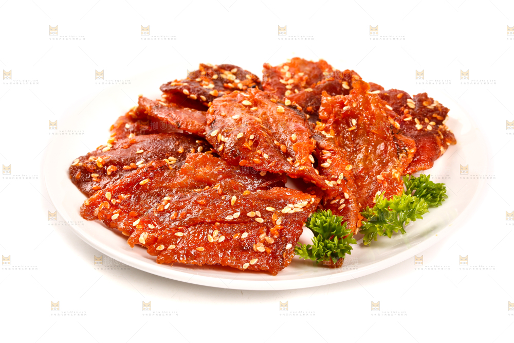 白底上的蜜汁红娘鱼