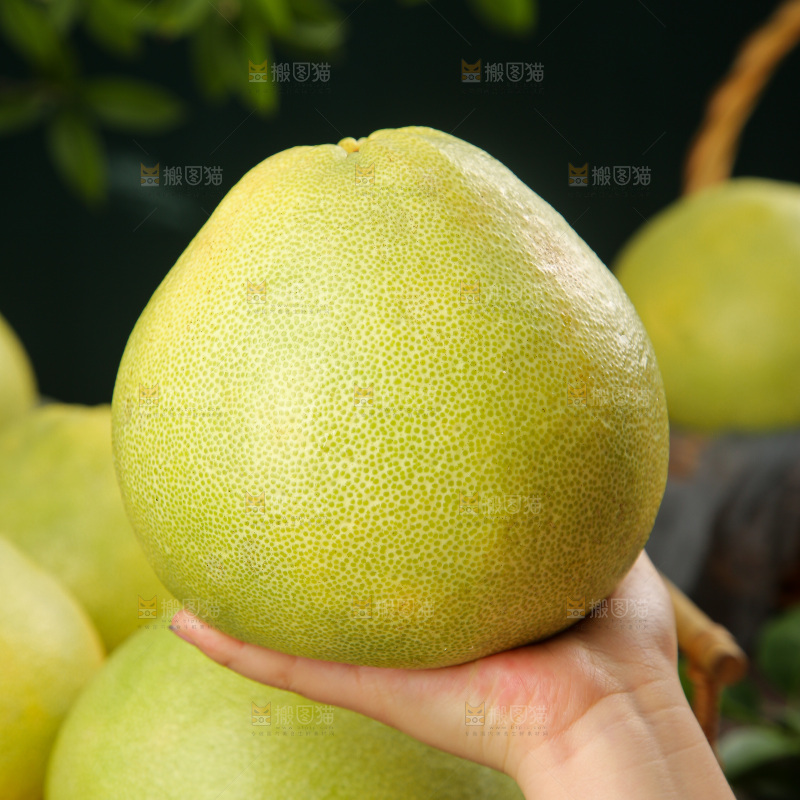 深底上的文旦柚