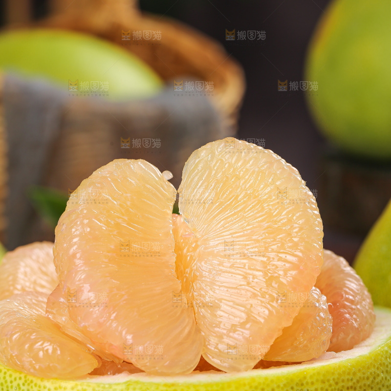 深底上的文旦柚