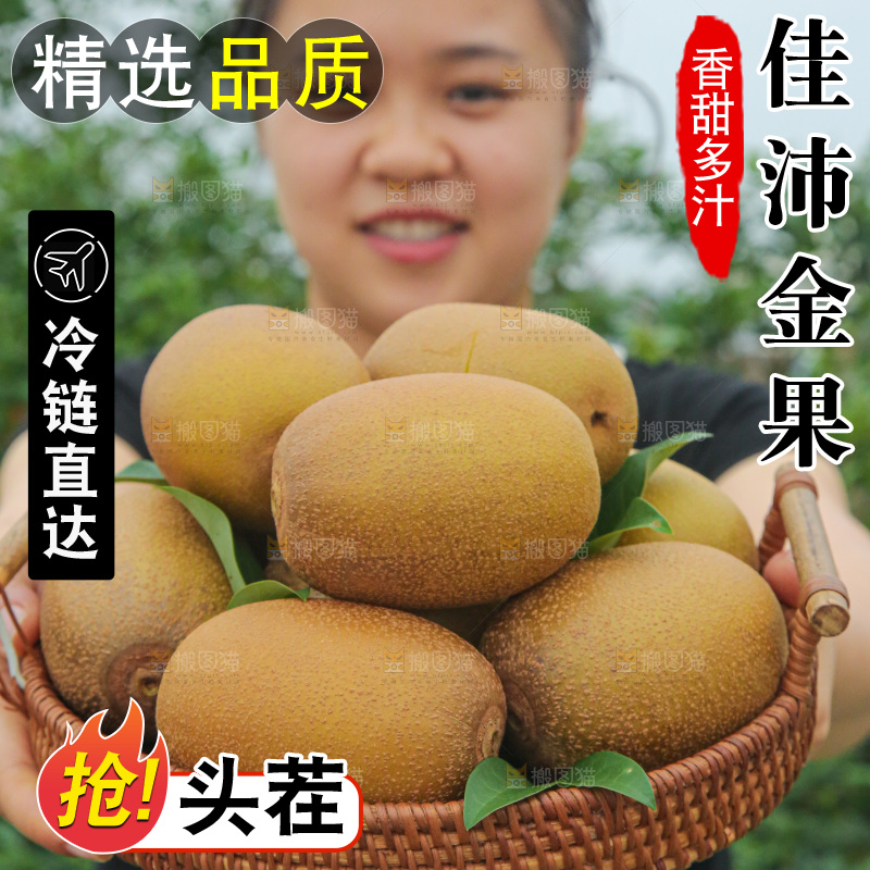 手里拿着佳沛奇异果