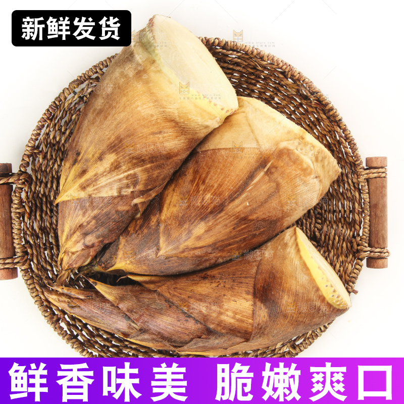 白底上的冬笋