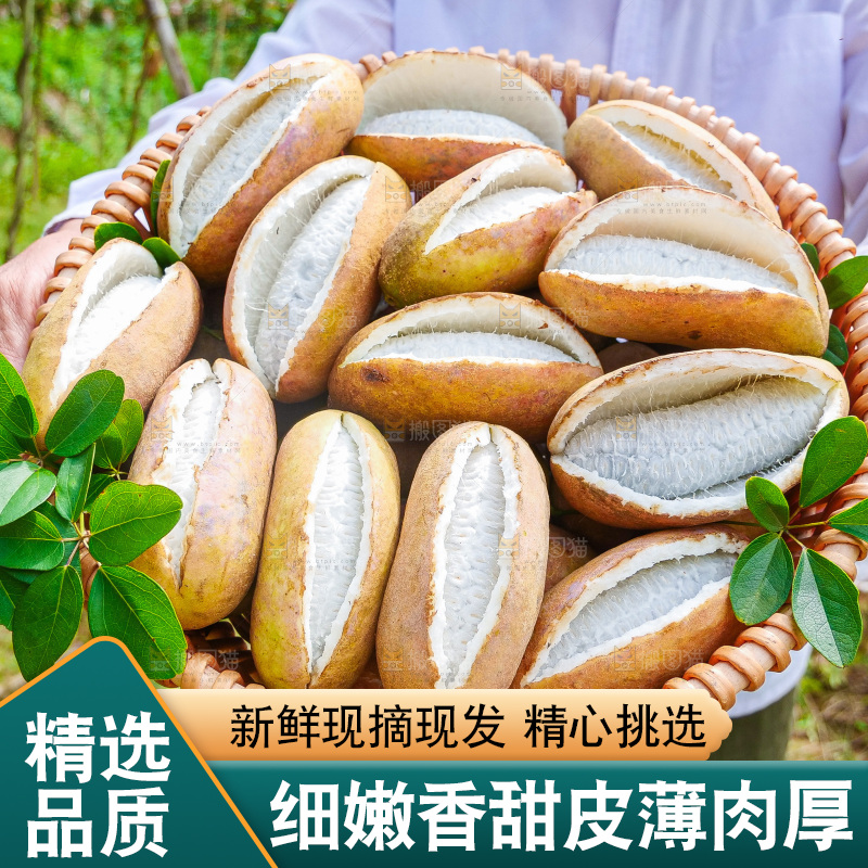 手里拿着现摘八月炸