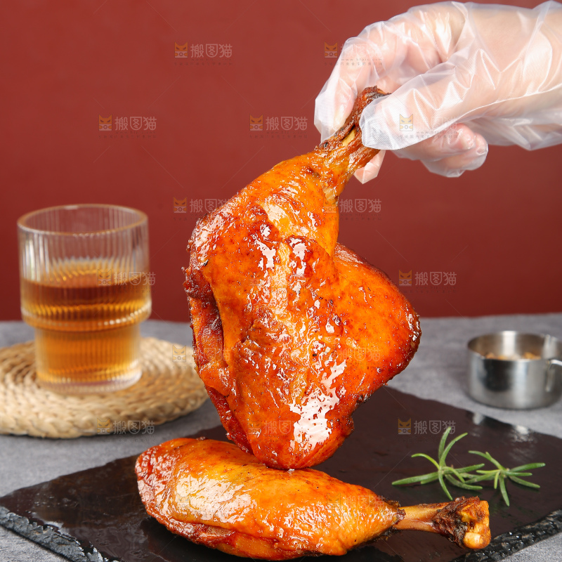 深底上的战斧鸡腿