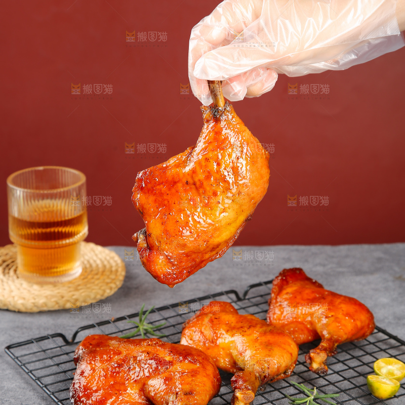 深底上的战斧鸡腿