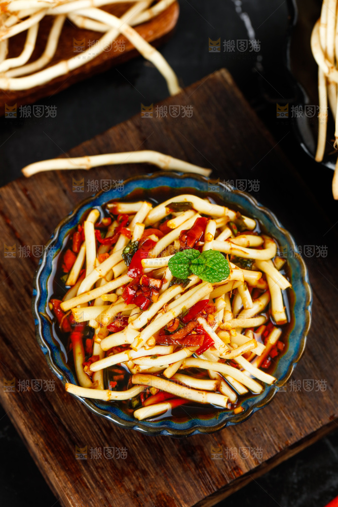 深底上的折耳根