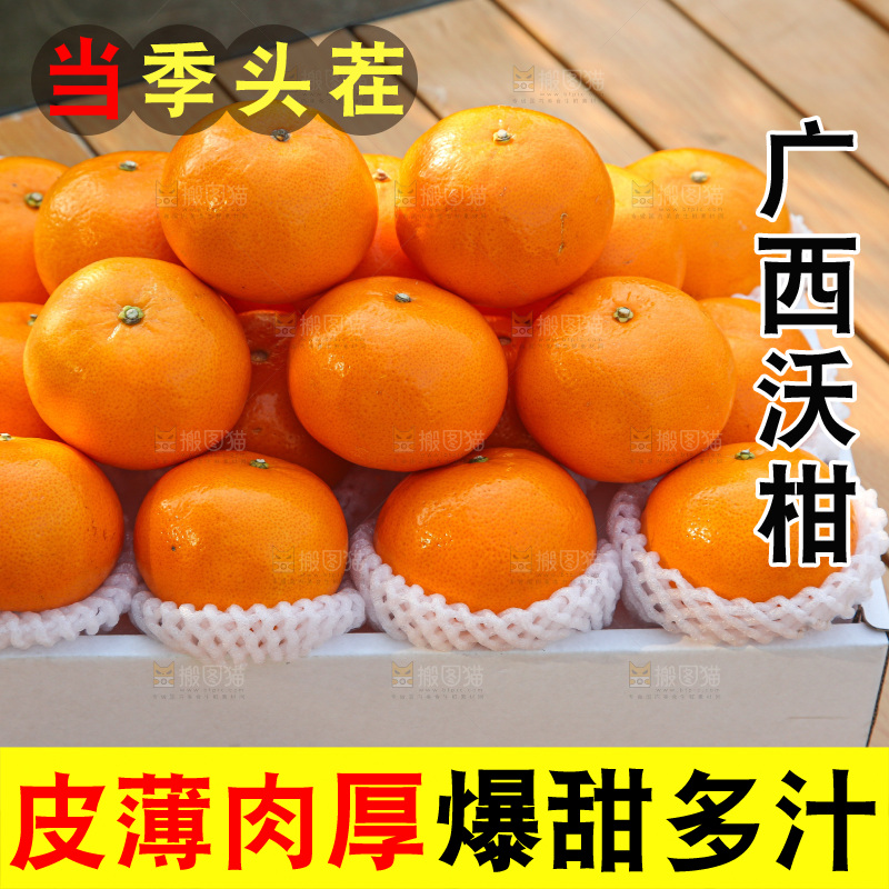 礼盒里装着的沃柑