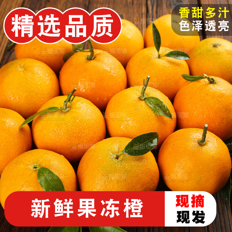 深底上的爱媛果冻橙