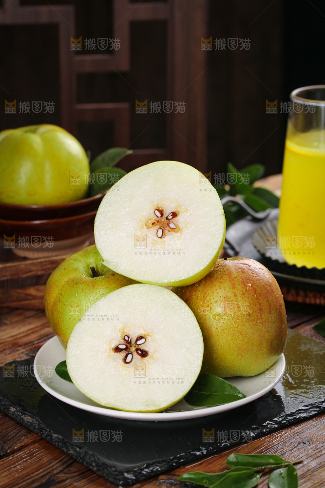 深底上的玉露香梨