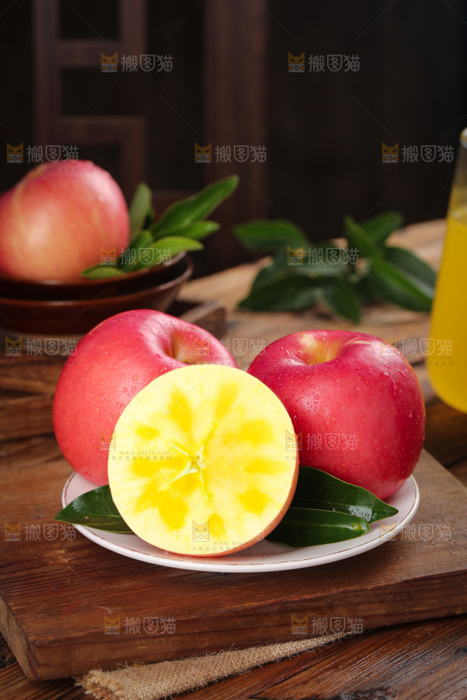 深底上的洛川苹果