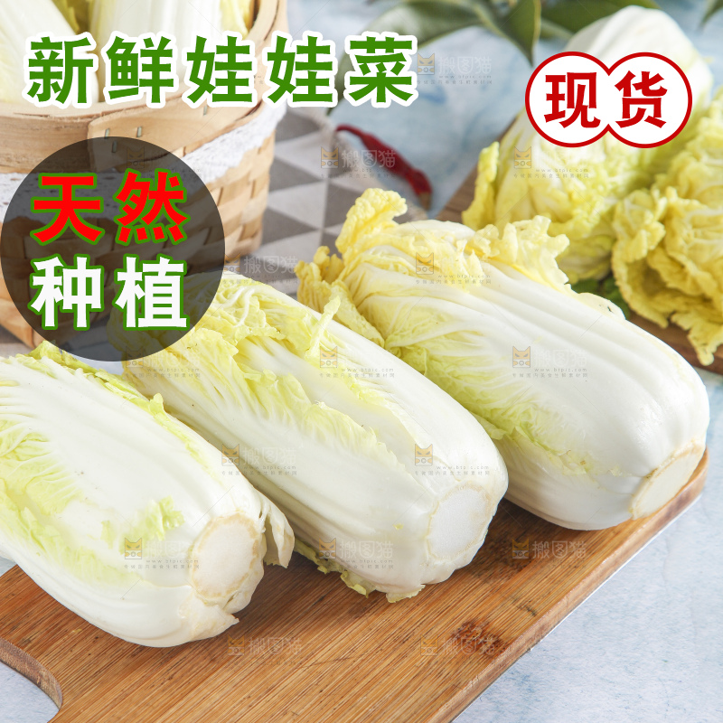 浅底上的娃娃菜