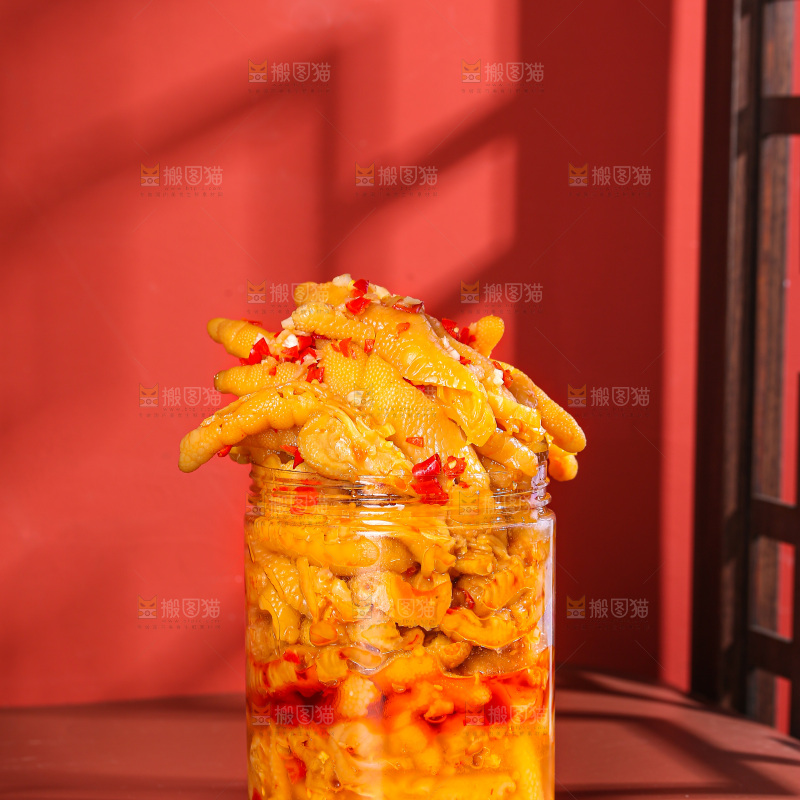 深底上的无骨鸡爪