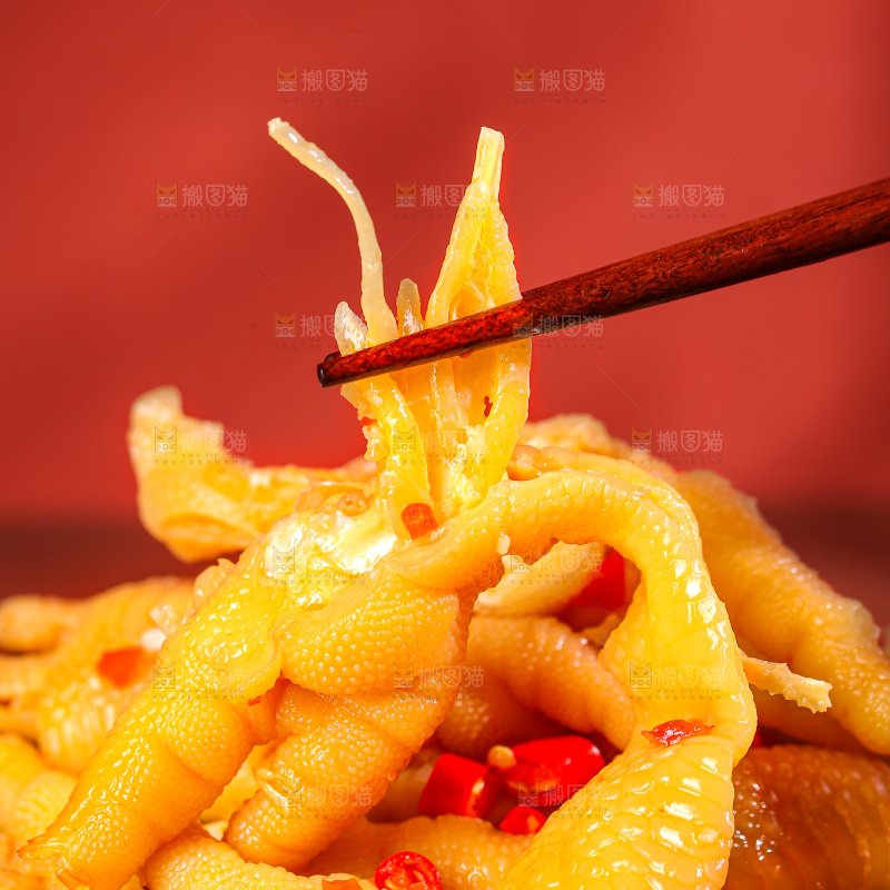 深底上的无骨鸡爪