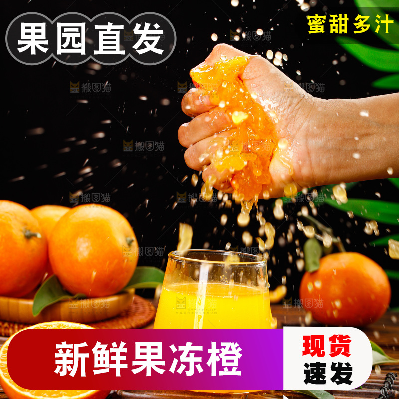 深底上的爱媛果冻橙