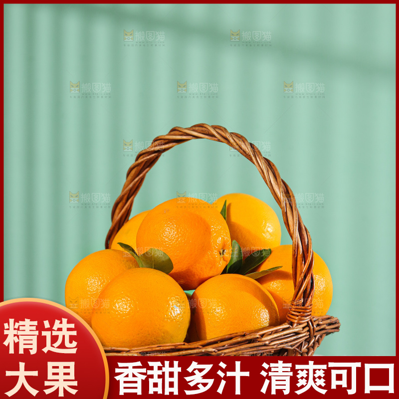 浅底上的赣南脐橙