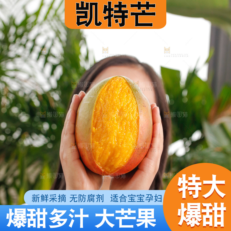 手里拿着凯特芒