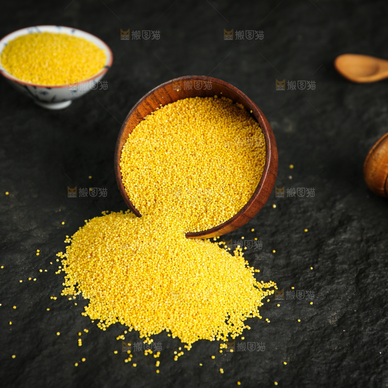 深底上的黄小米