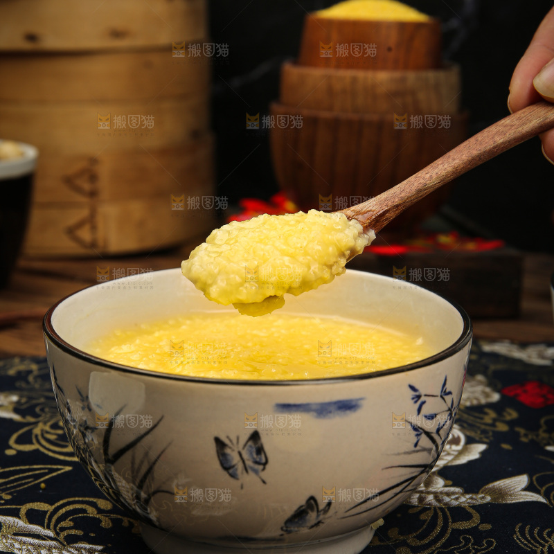 深底上的黄小米