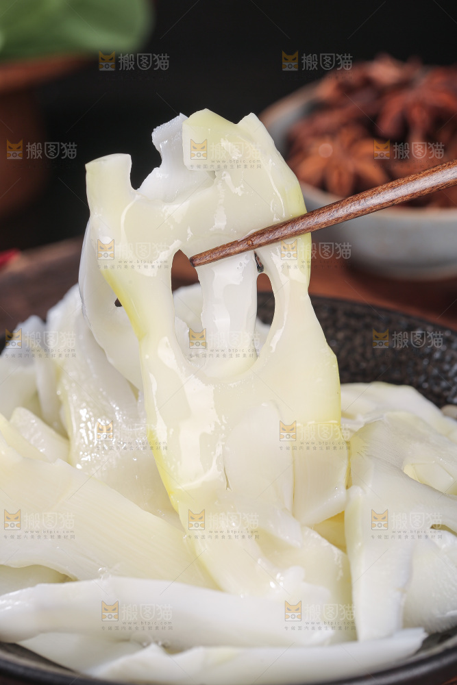 深底上的冬笋