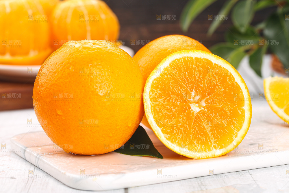 深底上的脐橙