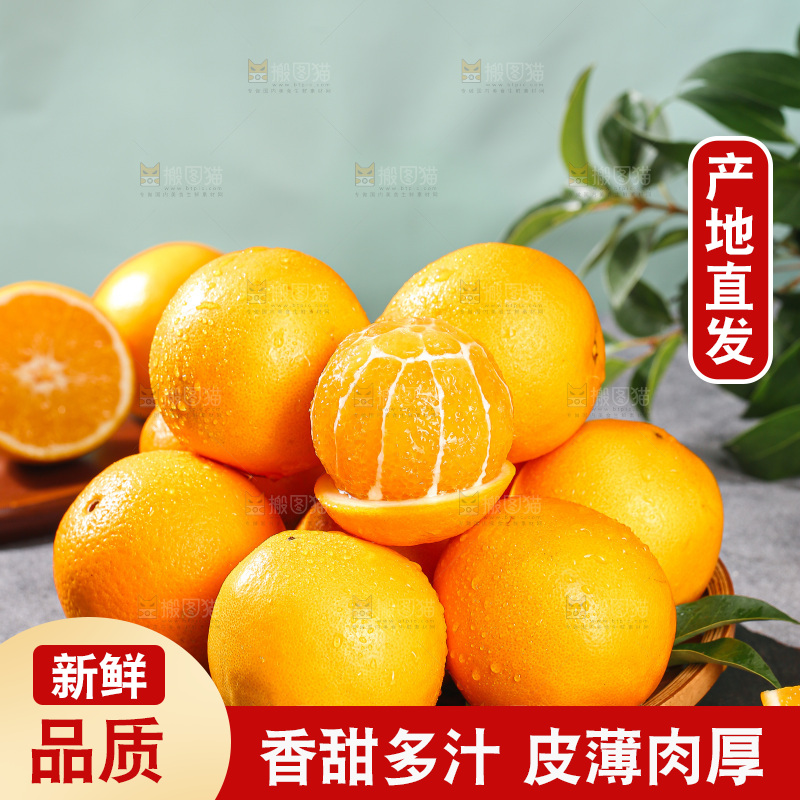 浅底上的脐橙
