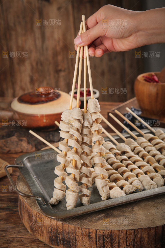 深底上的面筋