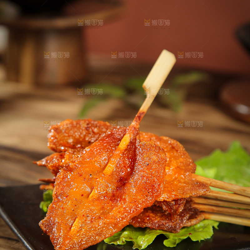 深底上的鸡柳