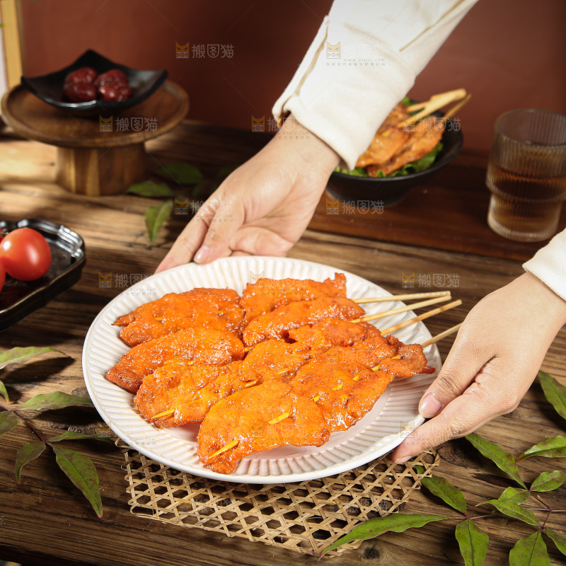 深底上的鸡柳