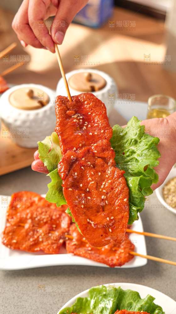 烤好的里脊肉