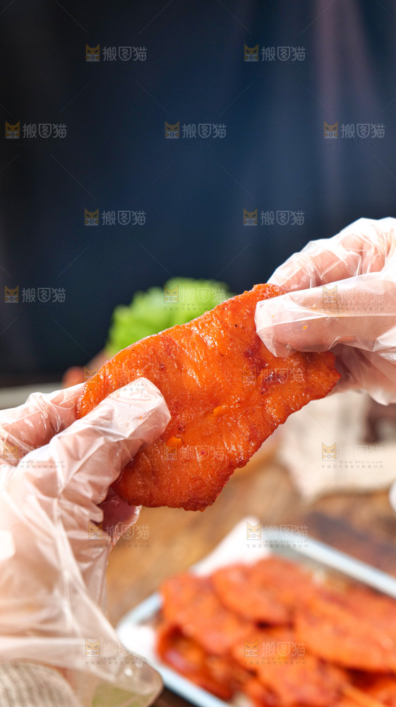 烤好的里脊肉