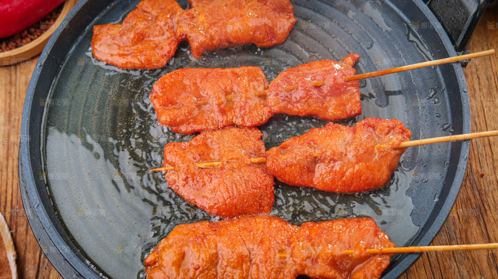 烤好的里脊肉