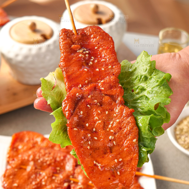 烤好的里脊肉