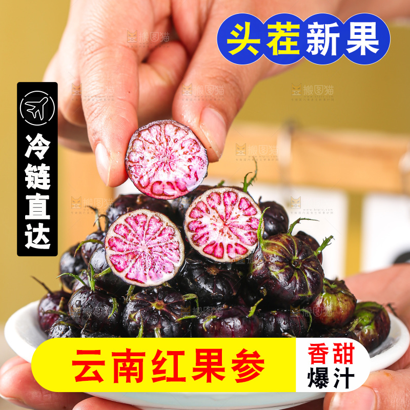 浅底上的红果参